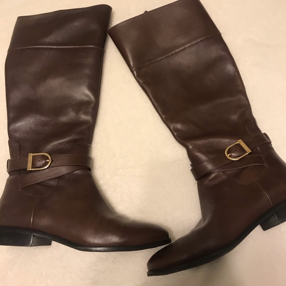 Like new Cole Haan leather riding boots